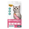 Мнямс КРЕМ-ЛАКОМСТВО для кошек с тунцом Кацуо, олигосахаридами и витамином Е, 4 пакетика по 15г