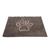 Коврик для собак ДОГГОН СМАРТ, размер M, 79х51см, супервпитывающий, дымчато-серый, 10939, DOG GONE SMART Dirty Dog Doormats