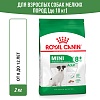 Роял Канин МИНИ ЭДАЛТ 8+ сухой корм для пожилых собак мелких пород, 2кг, ROYAL CANIN Mini Adult 8+