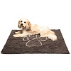 Коврик для собак ДОГГОН СМАРТ, размер M, 79х51см, супервпитывающий, дымчато-серый, 10939, DOG GONE SMART Dirty Dog Doormats