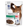 Перфект Фит СТЕРИЛ влажный корм для стерилизованных кошек с говядиной в соусе, 75г, PERFECT FIT Sterile 