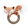 Игрушка для кошек ЛИСИЧКА с кольцом из мататаби 11см, текстиль, 85048, GIGWI