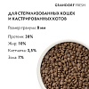 Грандорф Фреш СТЕРИЛАЙЗД беззерновой корм с живыми пробиотиками для стерилизованных кошек, свежее мясо индейки с бататом, 2кг, GRANDORF FRESH Sterilized Cat