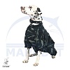 Комбинезон для собаки ФОКСТЕРЬЕР, дождевик - камуфляж, без подкладки, на кобеля, длина спины 40см, обхват груди 62см, ТУЗИК