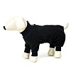 Комбинезон для собак ОССО из флиса на молнии №30, НА КОБЕЛЯ, длина спины 30см, обхват груди 32-45см, черный, Кф-1032, OSSO Fashion
