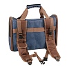 Рюкзак-переноска для животных, 41*23*h29см, синий/коричневый, FL518127, FLAMINGO