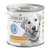 Четвероногий Гурман влажный корм для собак с чувствительным пищеварением, с говядиной, 240г, ZOODIET Food Sensitivities