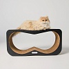 Когтеточка для кошек ЛОНГ, 77*22*37см, черная, гофрокартон, TOMMY CAT