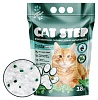 Наполнитель КЭТ СТЕП АРКТИК СВЕЖАЯ МЯТА силикагель впитывающий 3,8л, CAT STEP