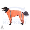 Комбинезон для собаки АФГАНСКАЯ БОРЗАЯ, спортивный дождевик без подкладки, на кобеля, длина спины 73см, обхват груди 96см, ТУЗИК