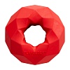 Игрушка для собак ЧЕННЕЛ ЧЬЮ РИНГ, жевательное кольцо-многогранник с ароматом говядины, 13см, красное, 33301, PLAYOLOGY Chennel Chew Ring