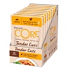 Core ТЕНДЕР КАТС влажный корм для кошек, нарезка из курицы и куриной печени, 85г, CORE Tender Cuts