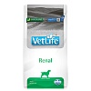Фармина Вет Лайф РЕНАЛ лечебный сухой корм для собак при хронической почечной недостаточности,  2кг, FARMINA Vet Life Renal Canine