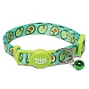 Ошейник для кошек АВОКАДО, размер XS, 10мм/21-33см, 21261018, TRIOL