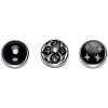 Набор кнопок для декорирования ошейника ХАНТЕР ЮМА ТИБЕТ-2, 3шт, пластик/металл, 63849, HUNTER YUMA SET