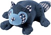 Игрушка для собак ХАНТЕР Скибби Енот 30см, синяя, хлопок, 61977, HUNTER SKIBBY