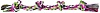 Игрушка для собак ВЕРЕВКА С УЗЛАМИ, 360г/54см, цветная, хлопок, 3274, TRIXIE