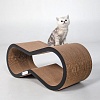 Когтеточка для кошек СВИТЧ, 65*22*25см, черная, гофрокартон, TOMMY CAT
