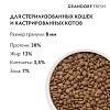 Грандорф Фреш СТЕРИЛАЙЗД беззерновой корм с живыми пробиотиками для стерилизованных кошек, свежее филе лосося с бататом,  400г, GRANDORF FRESH Sterilized Cat