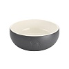 Миска для животных Хантер ЛУНД 1100мл, серая, керамика, 67431, HUNTER Ceramic Bowl Lund