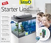 Аквариум прямоугольный ТЕТРА STARTER LINE на 30л, 41*30*h25см, с комлпектацией фильтр, LED-светильник 6вт, TETRA