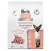 Брит Кеа СЕНСИТИВ сухой корм для кошек с чувствительным пищеварением, с индейкой и ягненком, 7кг, BRIT CARE Sensitive Healthy Digestion