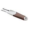 Нож для тримминга животных Хантер СПА, двусторонний, 15,5см, коричневый/серый, 65579, HUNTER Stripping knife Spa 