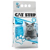 Наполнитель КЭТ СТЕП КОМПАКТ бентонитовый комкующийся 10л, CAT STEP Compact White Original