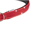 Ошейник ДАЙТОНА ДЕЛЮКС светоотражающий, с мягкой подкладкой, 25мм/45-53см, красный, 77202322, FERPLAST Daytona Deluxe