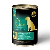 Клан ДЕ ФИЛЕ влажный корм для собак с кроликом, экстрактом Юкки и льняным маслом, 340г, CLAN De File