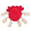 Игрушка для собак КРАБ с пищалкой, 22см, красный, MKR542007, MR.KRANCH