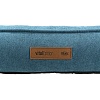Лежак с бортом для собак ТОНИО ВИТАЛ, 80*60см, петроль/бело-серый, 36501, TRIXIE Tonio Vital