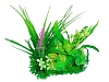 Набор пластиковых растений для Аквариума №616, 15 см, PRIME