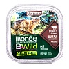 Монж Би Вайлд ЛАДЖ БРИД влажный корм для крупных кошек с буйволом и овощами, 100г, MONGE BWild Large Breed