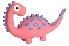 Игрушка для собак ДИНОЗАВР, размер L, 7,7*25*15см, латекс, розовый, FL522784, FLAMINGO