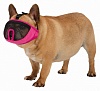 Намордник для собак короткомордых пород, 27 см, полиэстер, розовый, TRIXIE