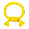 Игрушка для собак ДРАЙ ТЕК РИНГ, жевательное кольцо-канат с ароматом курицы, 20см, желтое, 33331, PLAYOLOGY Dri-Tech Ring