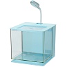 Аквариум КИДС ФАН БИЛЛИ, со светильником и акриловыми фигурками, 4,5л, 18,5*17*16, голубой, Laguna