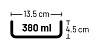 Миска для кошек РАНИ ⌀13,5см, 380мл, керамика, желтый/темно-серый, FL561274, FLAMINGO