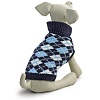 Свитер для собак КЛАССИКА, размер L, длина спины 35см, объем груди 44-48см, темно-синий, 12271413, TRIOL