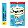 Дримис лакомство для кошек, подушечки с лососем, 140г, DREAMIES