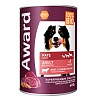 Авард влажный корм для собак, паштет с говядиной и бататом, 400г, AWARD 