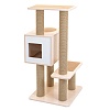 Игровой комплекс для кошек СТУДИЯ, 52*58*h100см, бежевый, 20901063, TRIOL