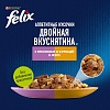 Феликс ДВОЙНАЯ ВКУСНЯТИНА влажный корм для кошек с ягненком и курицей, кусочки в желе, 75г, FELIX