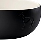 Миска для животных Хантер ЛУНД 550мл, черная, керамика, 68413, HUNTER Ceramic Bowl Lund