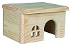Домик для грызунов 15*15*h12см, дерево, 61261, TRIXIE