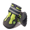 Ботинки для собак ТРИОЛ зеленые/серые с двумя липучками, 4шт, в ассортименте, неопрен, резина, TRIOL