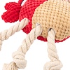 Игрушка для собак КРАБ с пищалкой, 22см, красный, MKR542007, MR.KRANCH