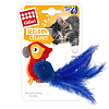 Игрушка для Кошек Попугай со звуковым чипом 12см, 75459, GIGWI