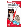 Биафар зубная щетка для собак и кошек двусторонняя, пластик, BEAPHAR Toothbrush